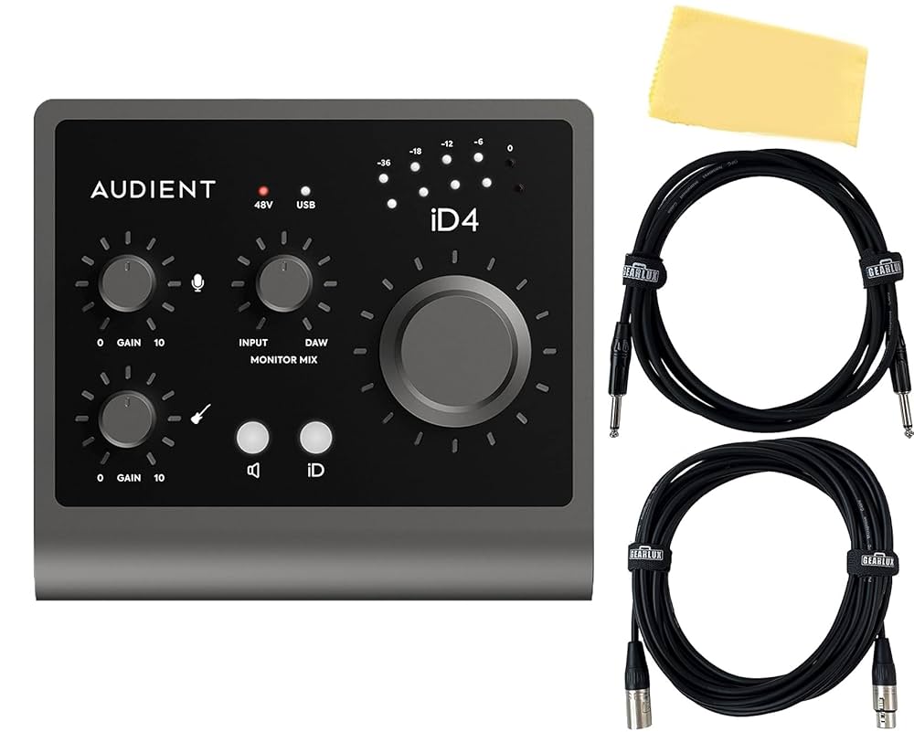 DTM・DAW AUDIENT iD4mk2 Amazon.com: Audient Audio Interface iD4 MKII, Class A